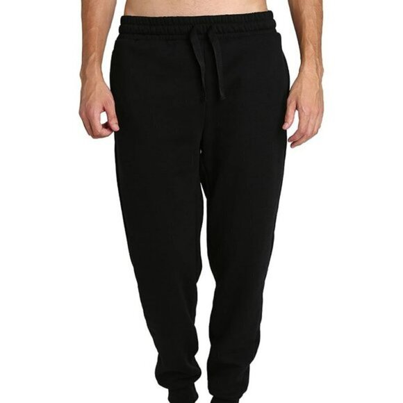 Loungehero Men's Black Pocket Joggers Drawstring Waist X Large - Picture 6 of 6